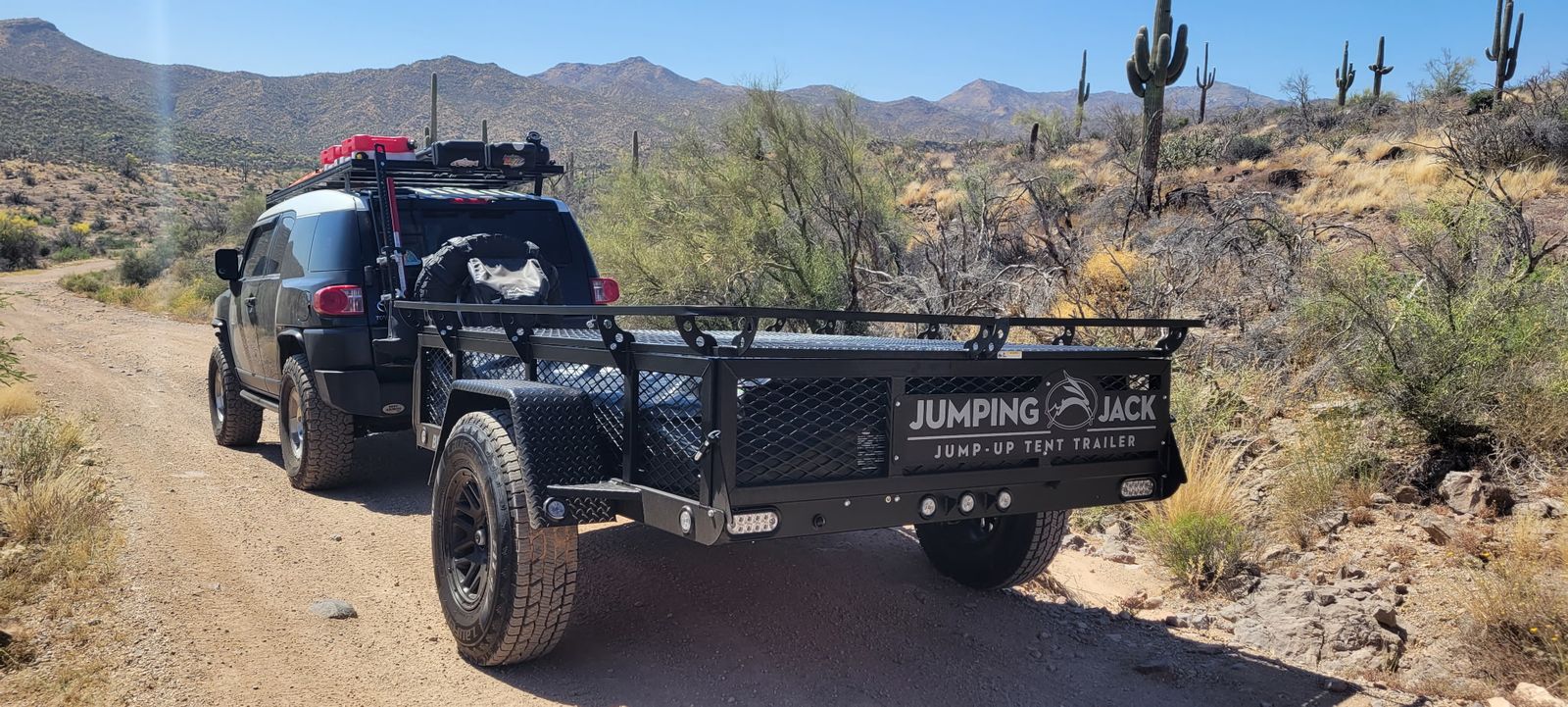 6x8 jumping Jack Blackout trailer.