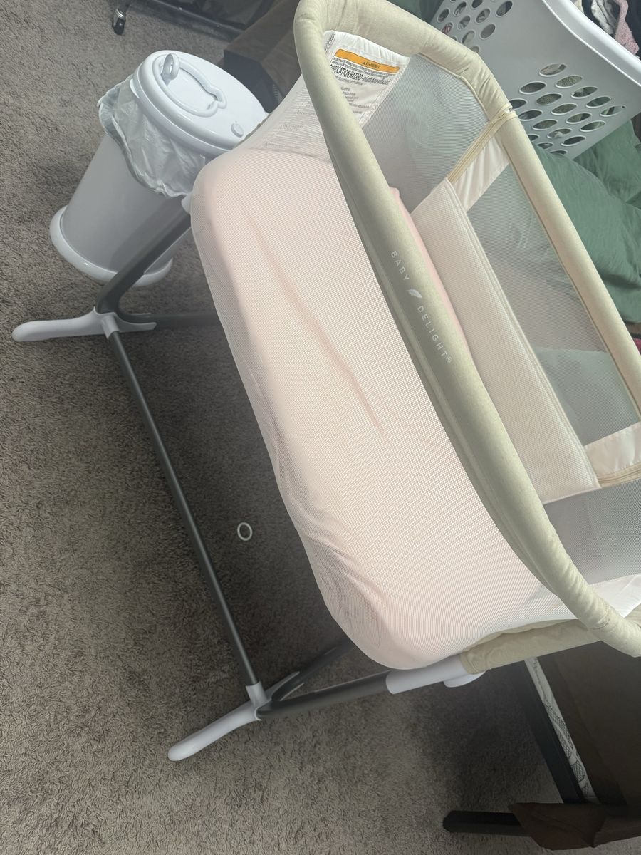Baby Delight Beside Me Dreamer Bassinet & Bedside Sleeper - Gently Used, Portable