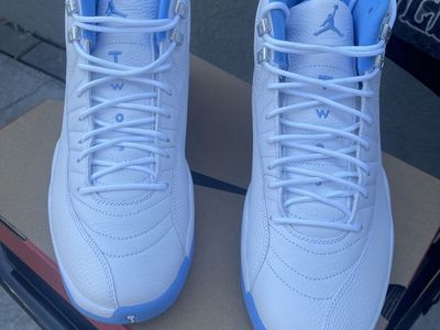 Air Jordan 12 Retro White/University Blue Size 11.5
