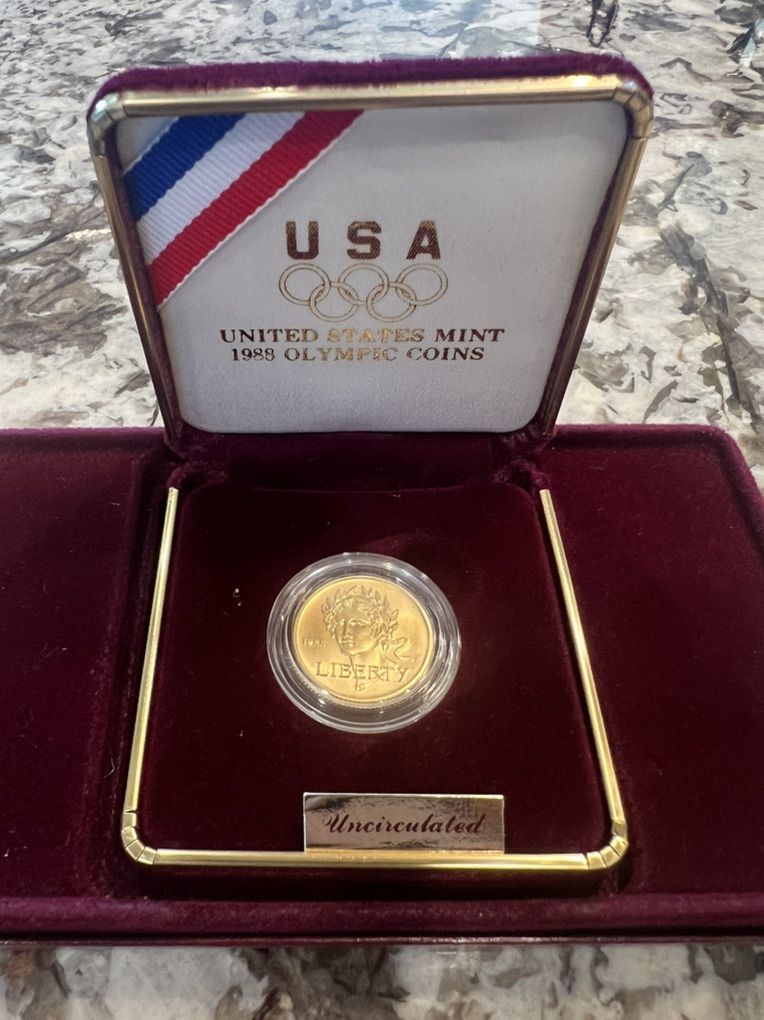 1988 Uncirculated Gold Five Dollar Coin