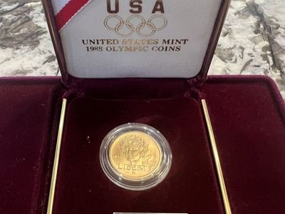 1988 Uncirculated Gold Five Dollar Coin