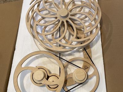 Kinetic Wood Sculpture