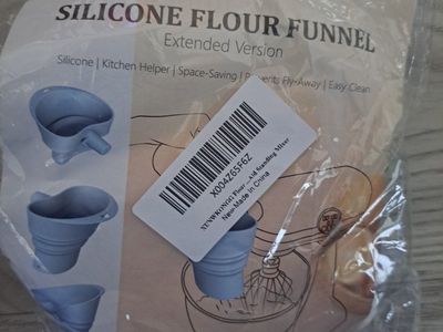 XUNWKONGG Silicone Flour Funnel Extended Version for Stand Mixers
