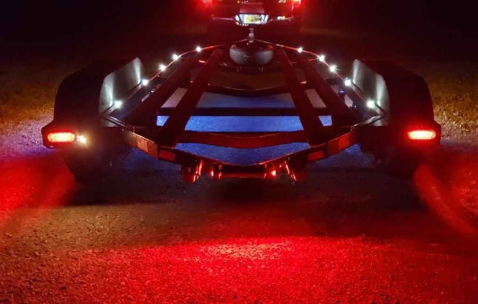 Boat Trailer runway lighting