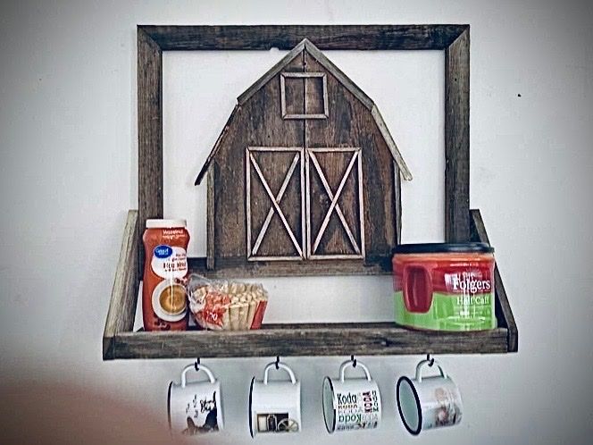 Handmade Wooden Shelf Wall Hanger