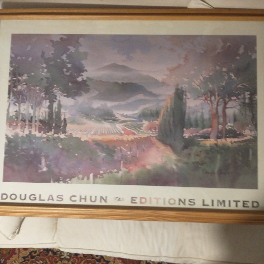 Douglas Chun autographed print
