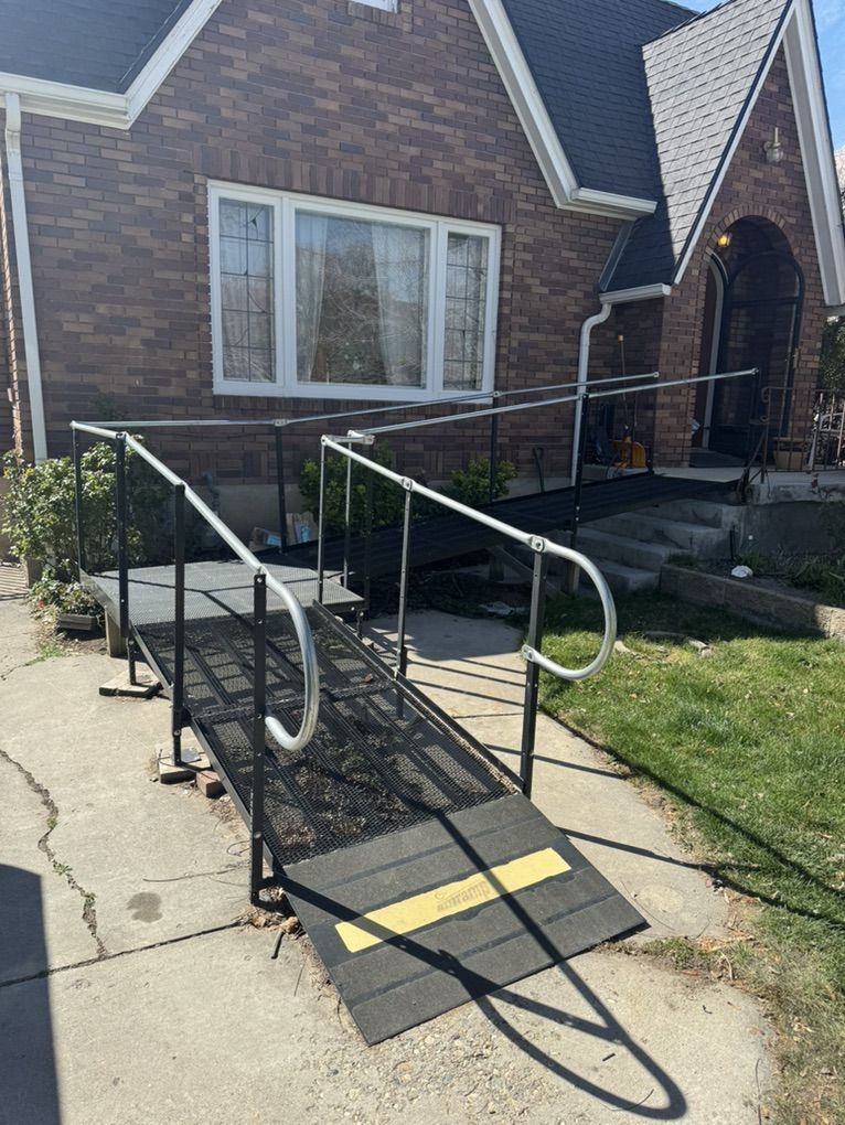Amramp Wheelchair Ramp Adjustable Handicap