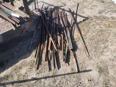 Assorted Metal Posts - Steel/Iron Fencing Stakes, Used Condition for Various Projects