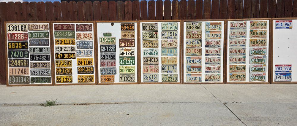 South Dakota License Plate Collection! Complete from 1913-2001 plus Bonuses