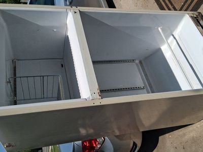 Bountiful on curb.\nScrap or still runs fridge