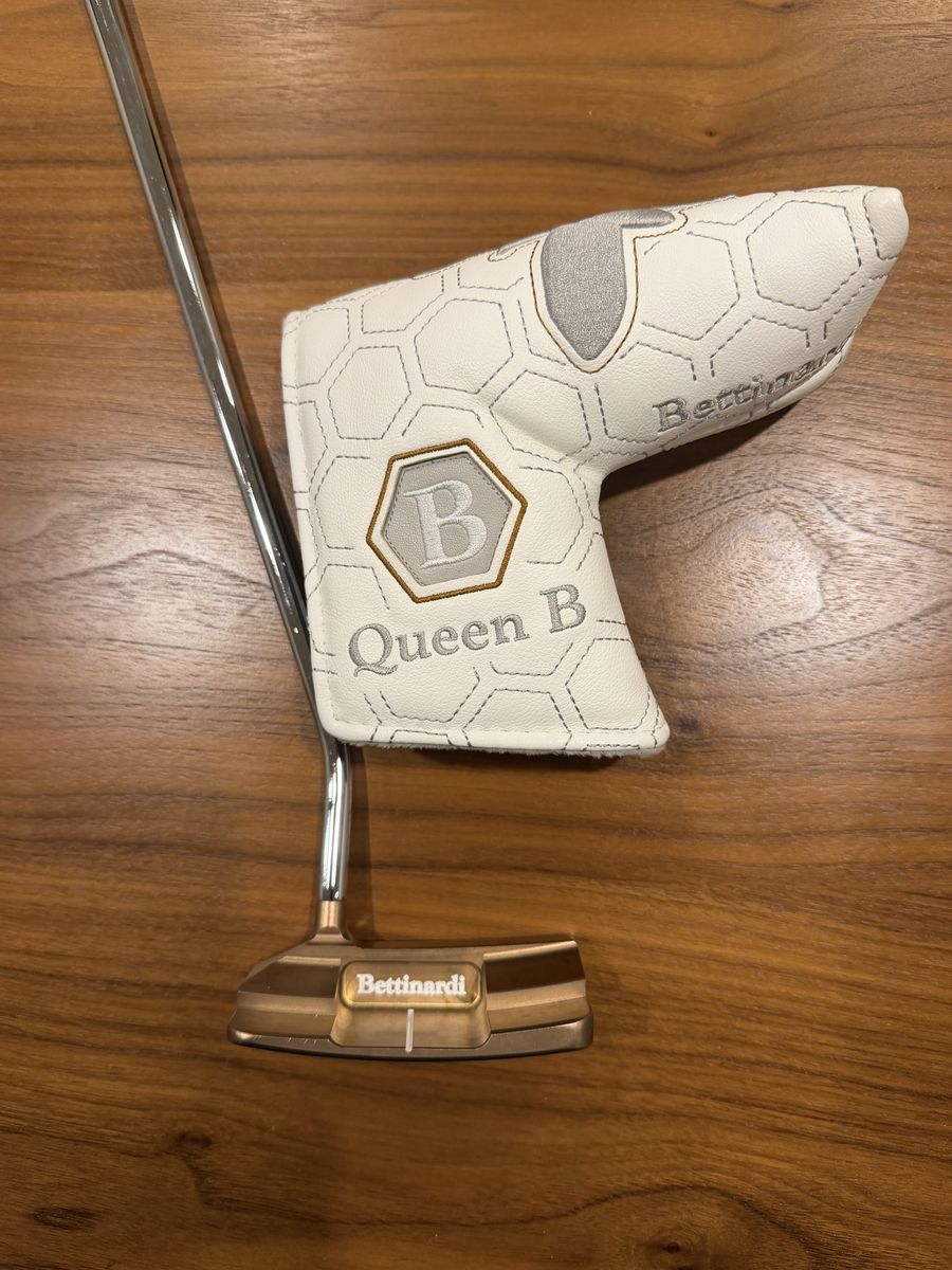 Bettinardi Queen B #6 Gold Putter with Original Headcover