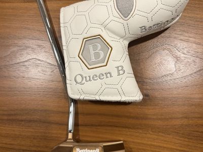 Bettinardi Queen B #6 Gold Putter with Original Headcover