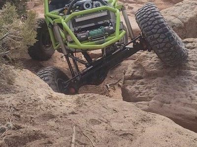 Custom Green Off-Road Rock Crawler Buggy Tube Chassis 4 seater
