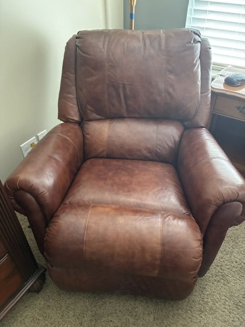 Leather Recliner - Made in USA