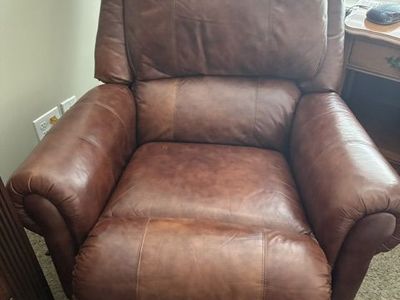Leather Recliner - Made in USA