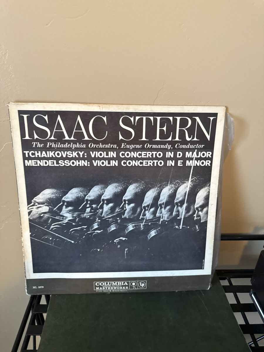 Isaac Stern Tchaikovsky Mendelsohn Violin Concerto LP Columbia Masterworks