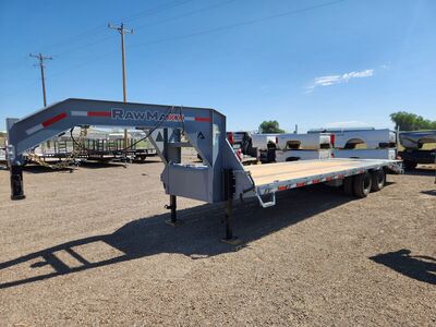 Raw Maxx FDX 102'x28' Tandem Dual Flatbed, 5' Dove w/Maxx