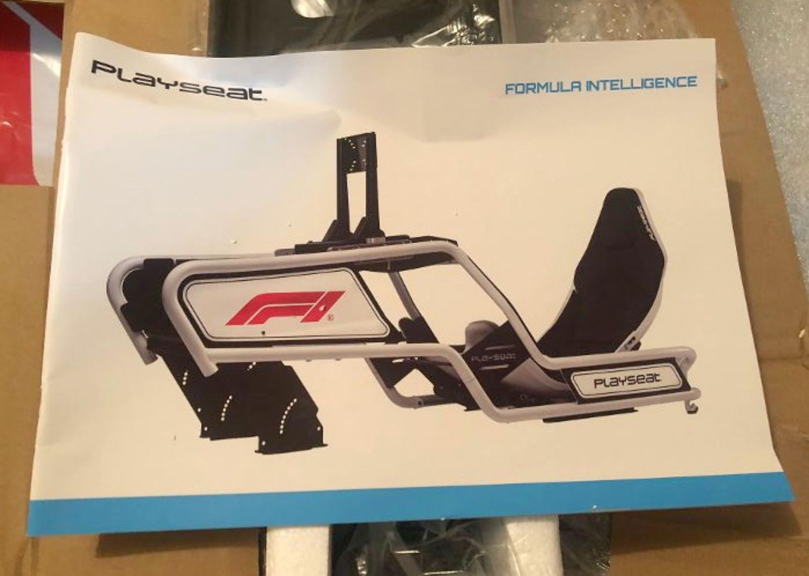 Playseat Formula Intelligence F1 Edition White Gaming Seat Racing Sim PFI.00332 (Box 1 of 2)