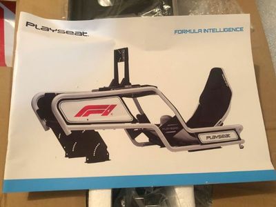 Playseat Formula Intelligence F1 Edition White Gaming Seat Racing Sim PFI.00332 (Box 1 of 2)