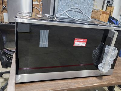 BEAUTIFUL LG THINQ STAINLESS STEEL OVER THE RANGE MICROWAVE!