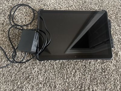 Tablet with case