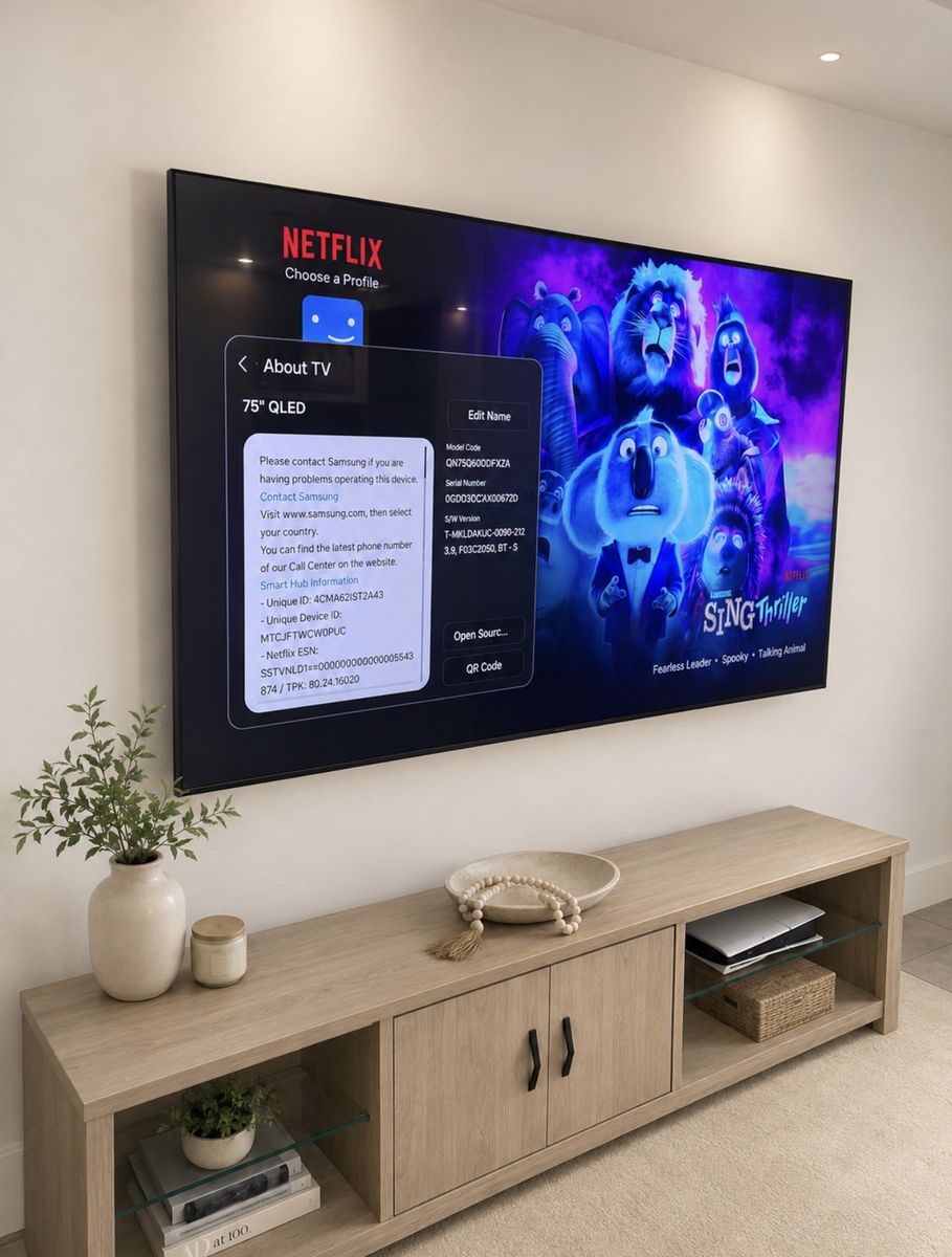 Samsung 75” QLED Smart TV