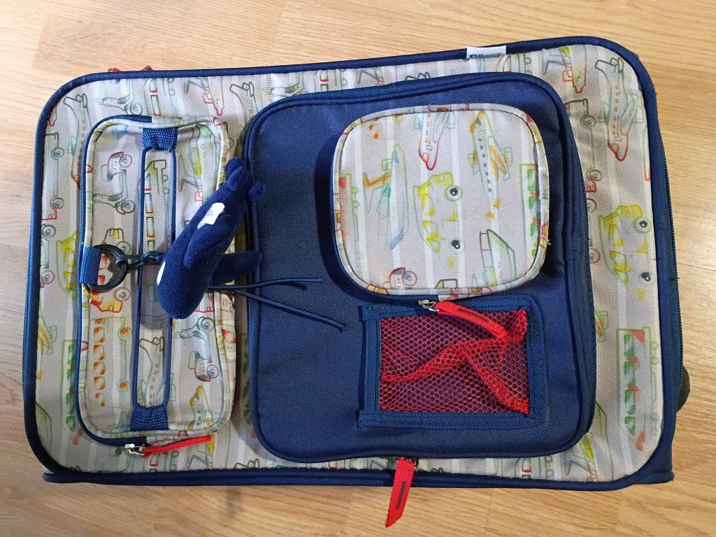 Child's carry-on suitcase