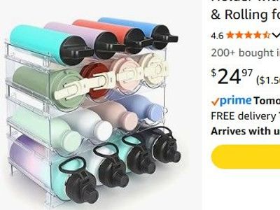 Water bottle organizer - NEW