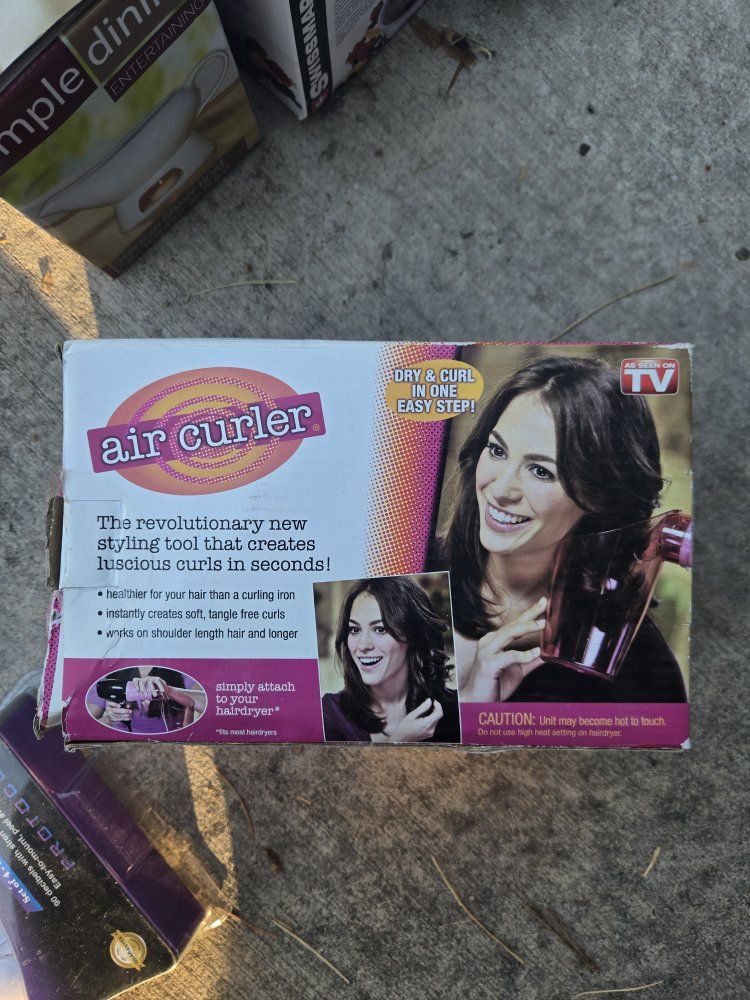 Air Curler Hair Styling Tool - Dry & Curl in One Easy Step for Soft, Tangle-Free Curls (As Seen On TV)
