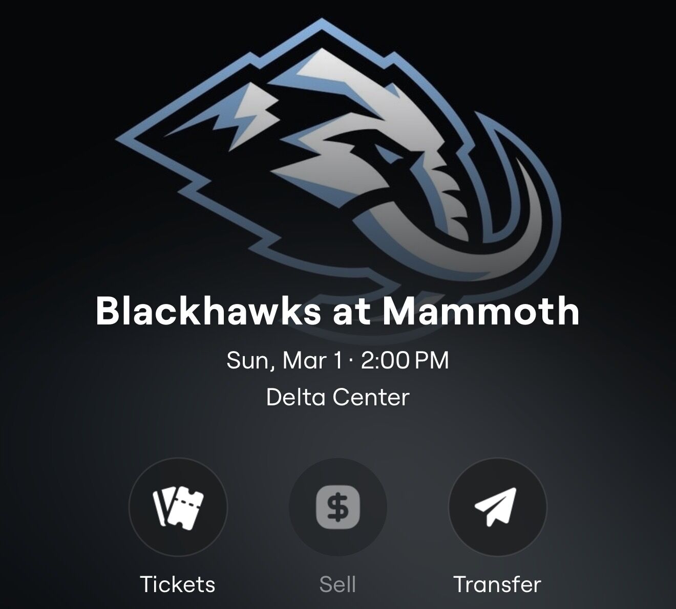 Mammoth Tickets