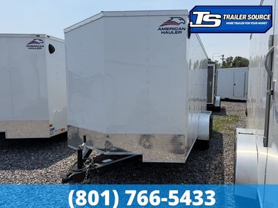 7x14 American Hauler Arrow Enclosed Cargo Trailer - 6'6" Interior - 7K GVWR - Ramp Door