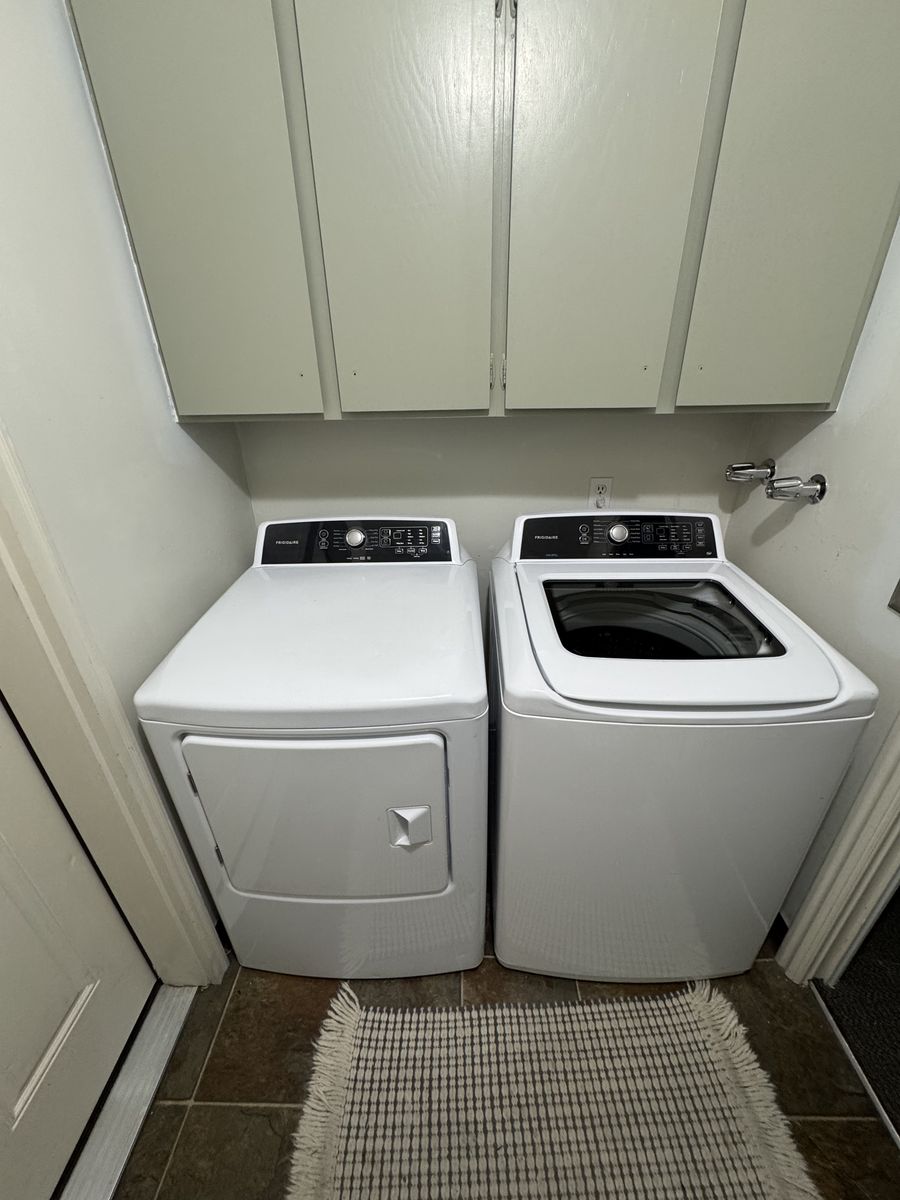 Very clean Frigidaire Electric Washer and Dryer