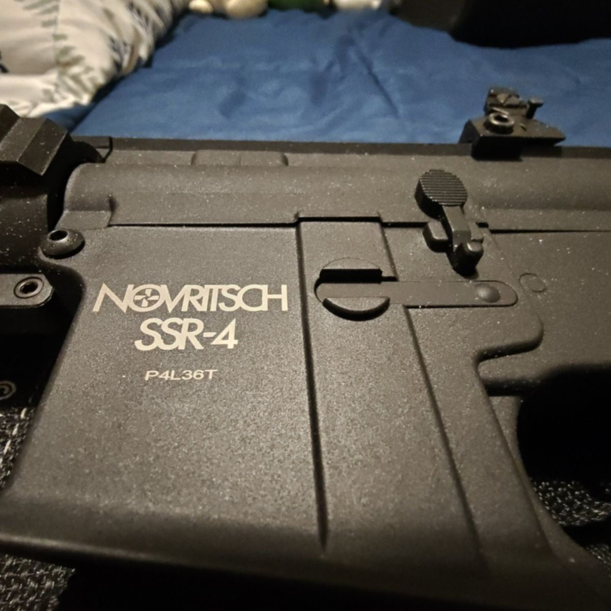 Novritsch SSR-4 Airsoft Rifle with ACETECH Brighter C Tracer Unit and Foregrip - Excellent Condition
