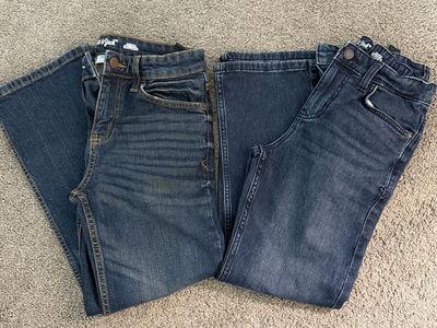 2 pairs of boys Cat & Jack jeans size 10