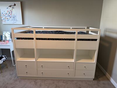 Loft bed with storage