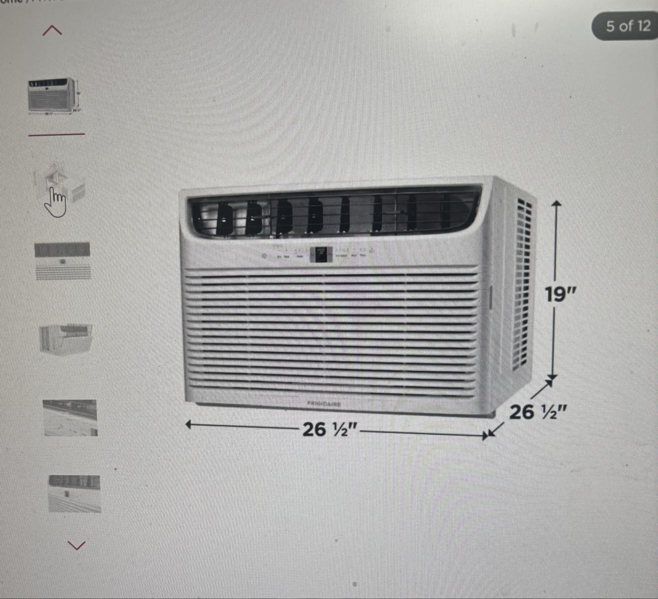 Frigidaire r28,000 BTU Window Air Conditioner White 26.5" x 19" HVAC Unit
