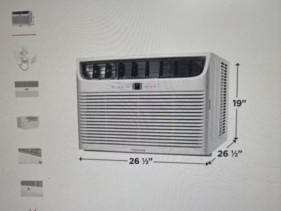 Frigidaire r28,000 BTU Window Air Conditioner White 26.5" x 19" HVAC Unit