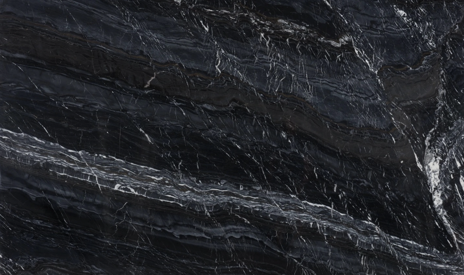 Free Stone-Slab Remnant - Fantasy Black - Satin Finish