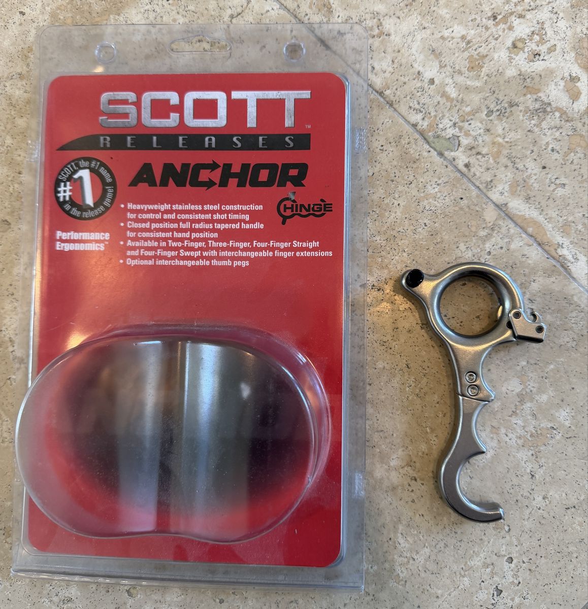 Scott Archery Anchor Hinge Release stainless steel