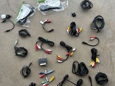 Various video and audio cables