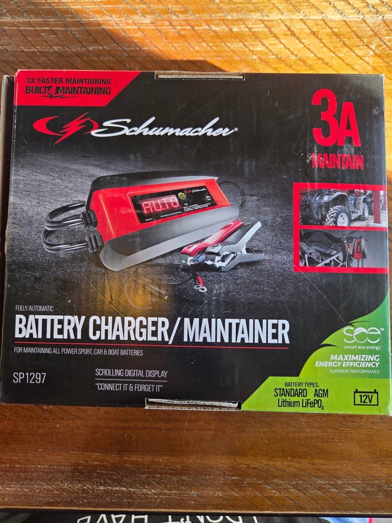 Schumacher 3A Battery Charger/Maintainer