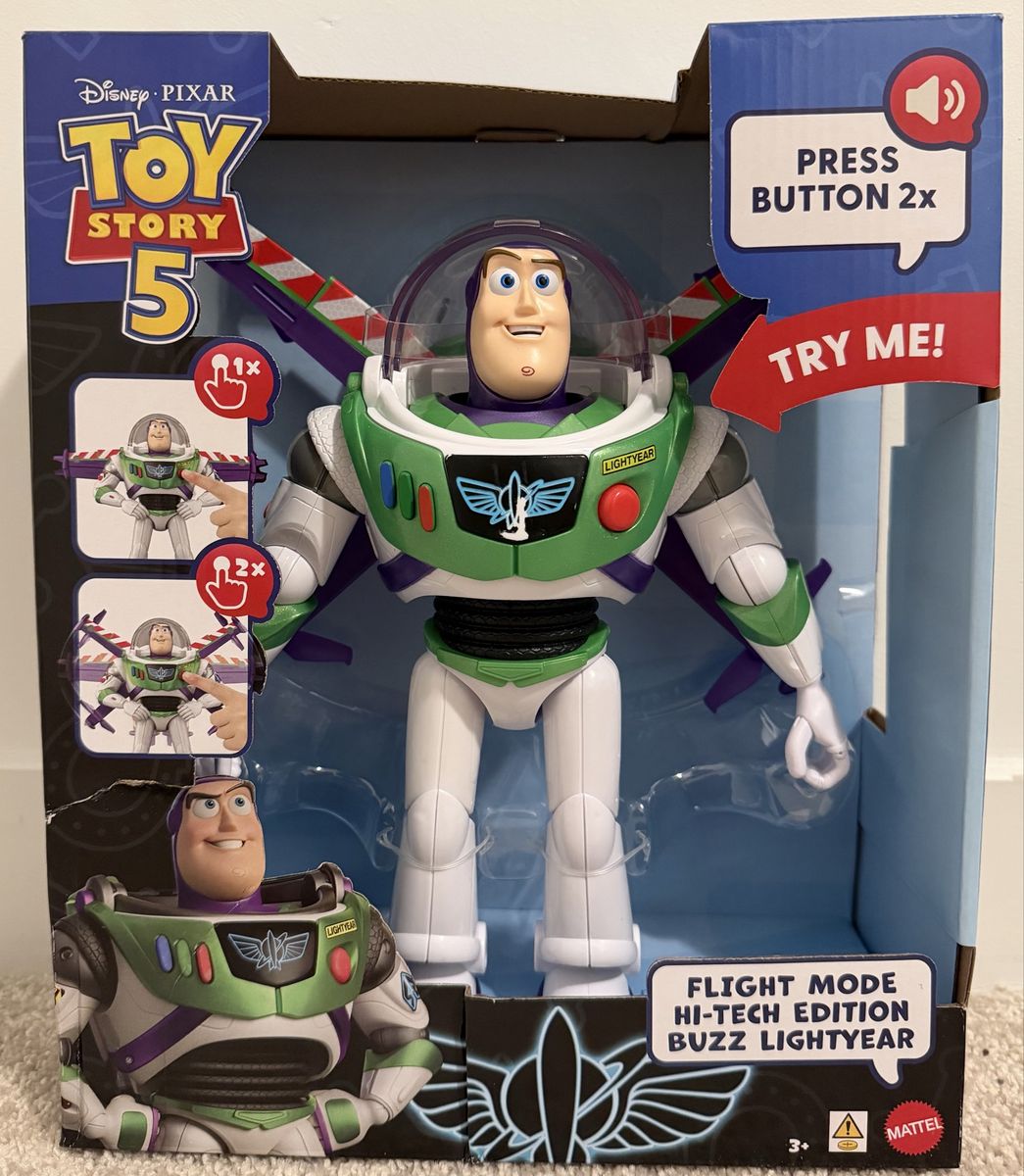 Toy Story 5 Hi-Tech Edition Buzz Lightyear NEW