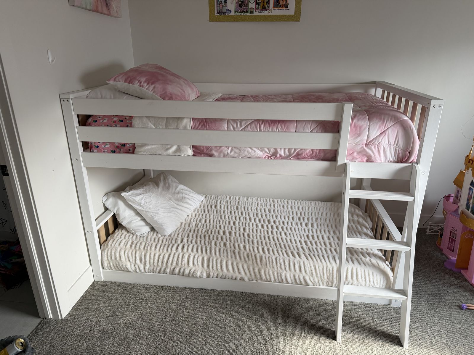 Scandinavian Twin Over Twin Low Bunk Bed