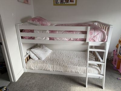 Scandinavian Twin Over Twin Low Bunk Bed