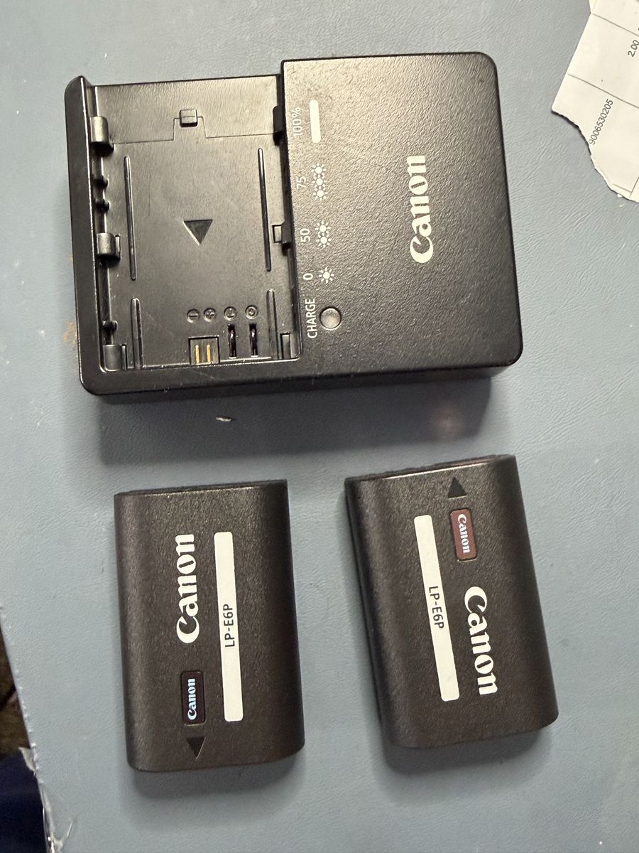 Canon Charger And Batteries