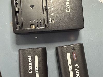 Canon Charger And Batteries