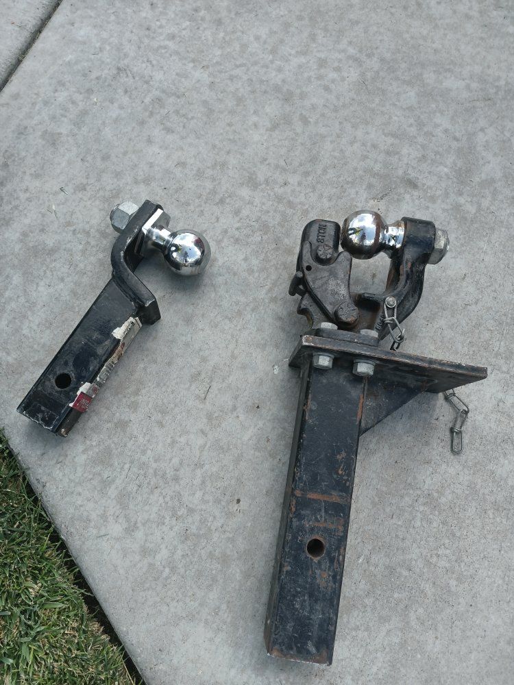 Curt 18,000 lbs Heavy Duty Pintle Hitch with Ball and Drop Mount