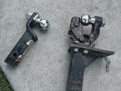 Curt 18,000 lbs Heavy Duty Pintle Hitch with Ball and Drop Mount
