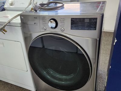 LG ThinQ Sensor Dry Front Load Electric Dryer - Stainless Steel Finish