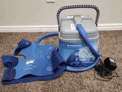 BREG KODIAK CARE POLAR CARE ICE THERAPY COOLER w/ SHOULDER PAD AFTER SURGERY ESSENTIAL WORKS GREAT!